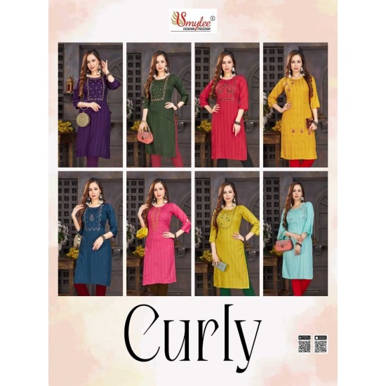 SMYLEE KURTI CURLY