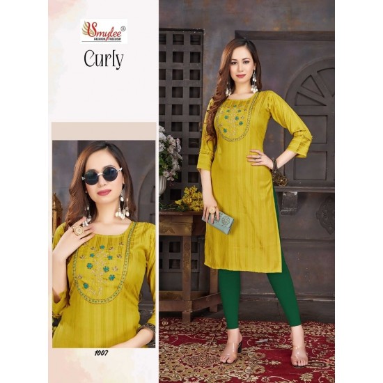 SMYLEE KURTI CURLY