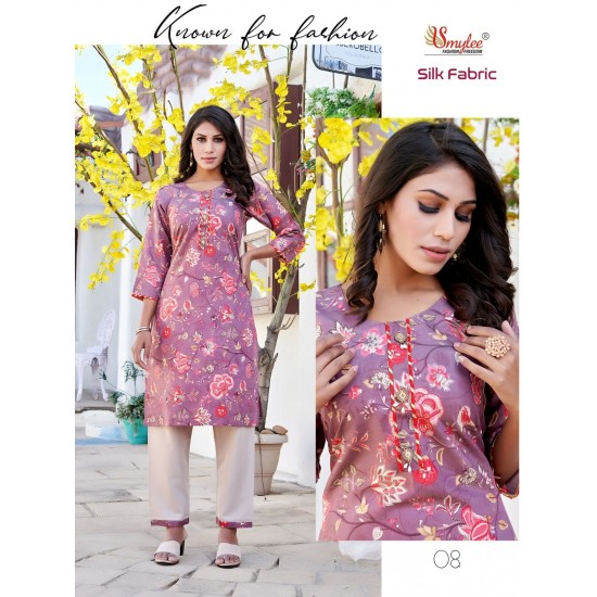 SMYLEE KURTI SILK 