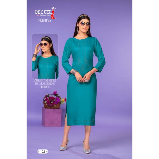 DEE CEE KURTI DRISHYA