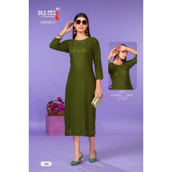 DEE CEE KURTI DRISHYA