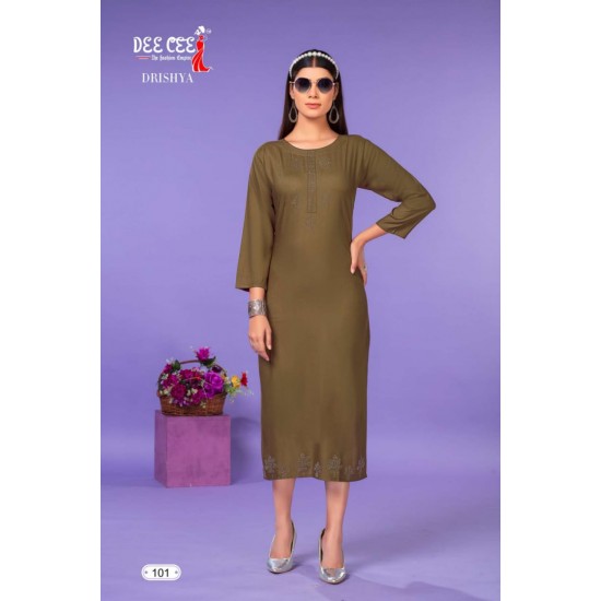 DEE CEE KURTI DRISHYA