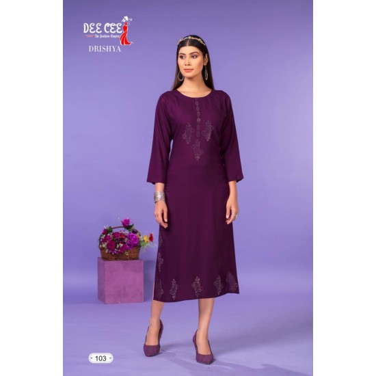 DEE CEE KURTI DRISHYA