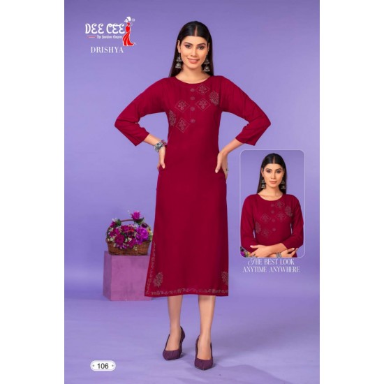 DEE CEE KURTI DRISHYA