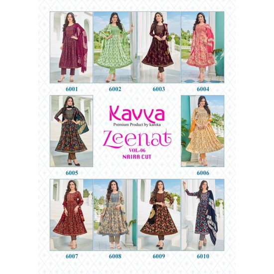 KAVYA KURTI ZEENAT VOL 6