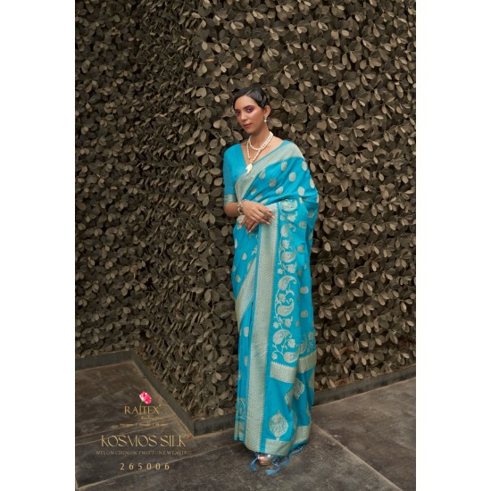 RAJTEX SAREES KOSMOS  SILK