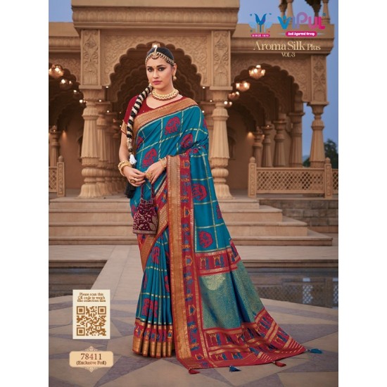 VIPUL SAREES AROMA SILK PLUS VOL-3