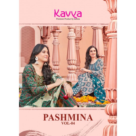 KAVYA KURTI PASHMINA VOL 4