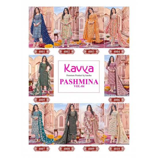 KAVYA KURTI PASHMINA VOL 4