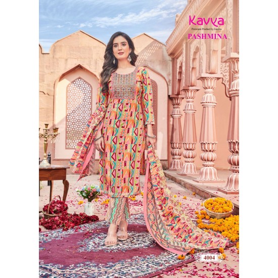 KAVYA KURTI PASHMINA VOL 4