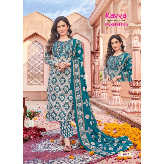 KAVYA KURTI PASHMINA VOL 4