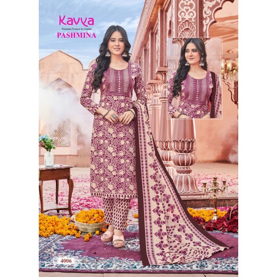 KAVYA KURTI PASHMINA VOL 4