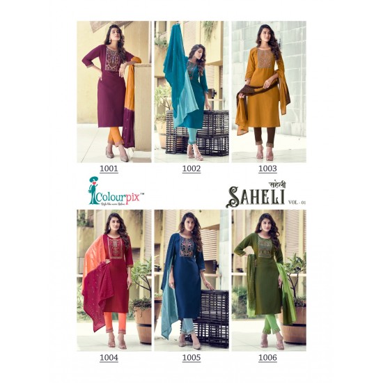 COLOURPIX KURTI  Saheli