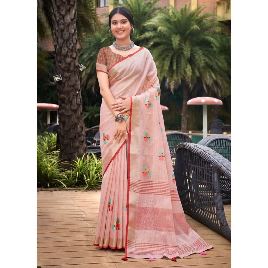 SANGAM SAREES LINEN FASHION