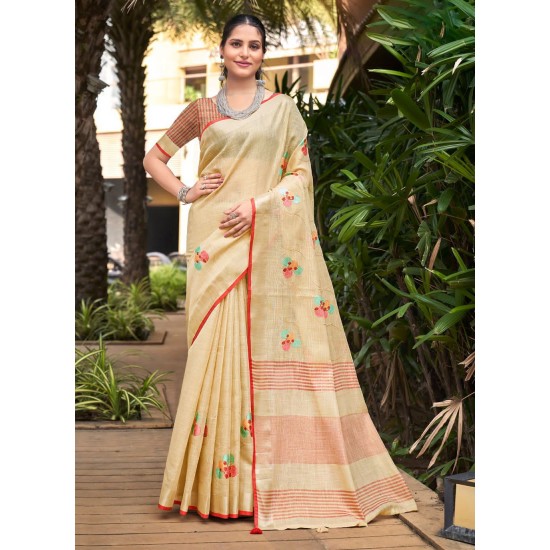 SANGAM SAREES LINEN FASHION