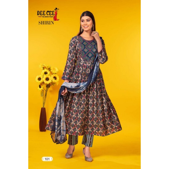 DEE CEE KURTI SHIRIN 3XL TO 5XL