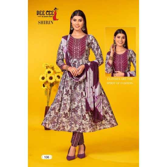 DEE CEE KURTI SHIRIN 3XL TO 5XL