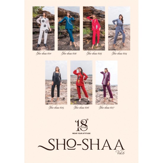 18 ATTITUDE KURTI SHO-SHAA VOL.06