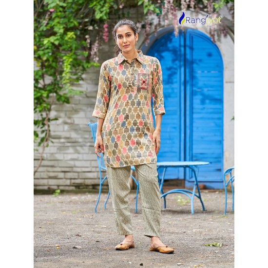 Rangjyot kurti Shimoni Vol-1