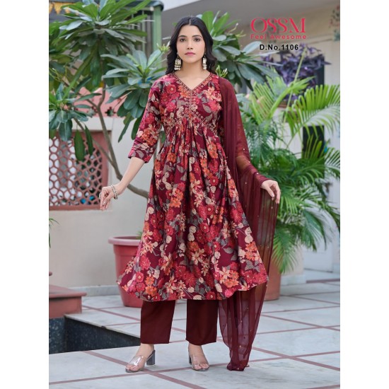 OSSM KURTI  RESHAM Vol 11