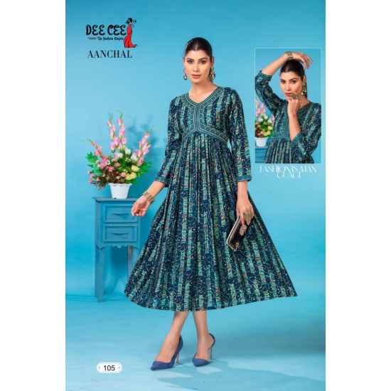 DEE CEE KURTI AANCHAL 3XL 4XL