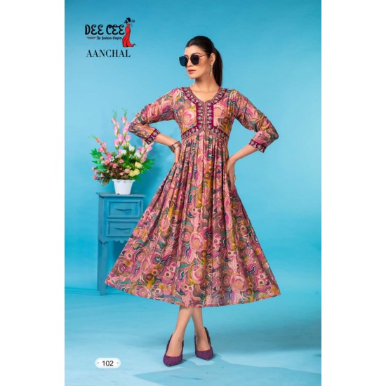 DEE CEE KURTI AANCHAL 3XL 4XL