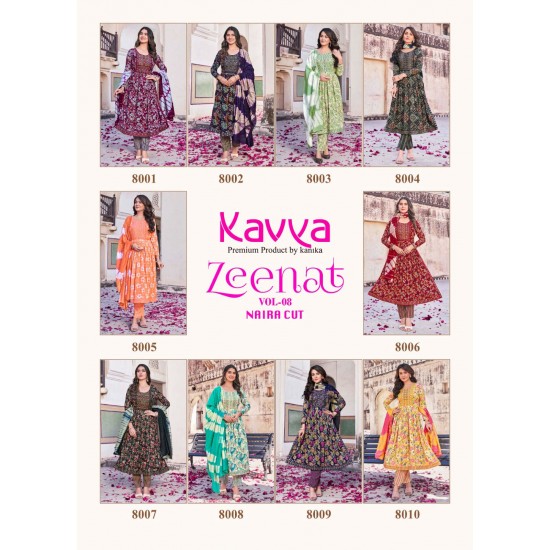 KAVYA KURTI ZEENAT VOL 8