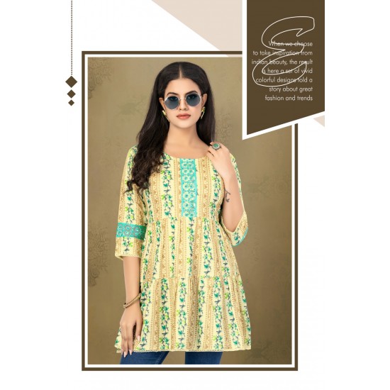 HIRWA KURTI SHEFALI VOL 3