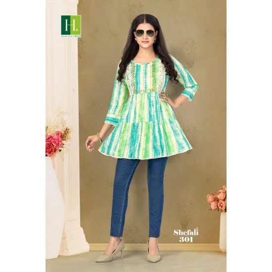 HIRWA KURTI SHEFALI VOL 3