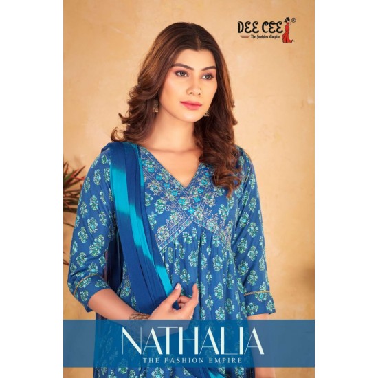 DEE CEE KURTI NATHALIA 3XL TO 5XL 