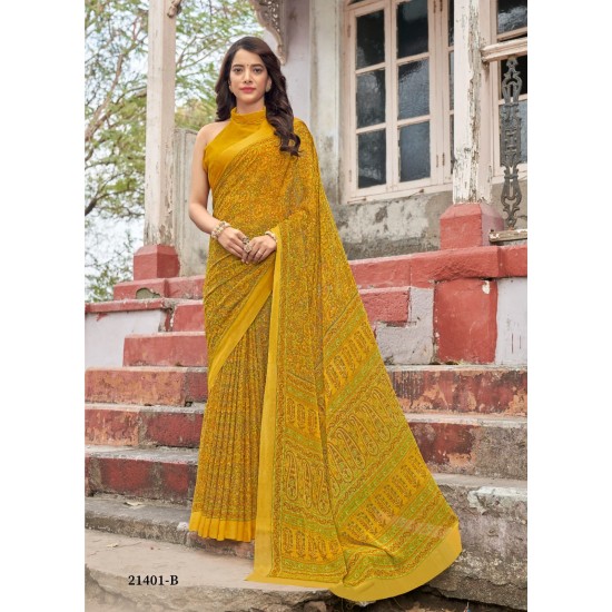 RUCHI SAREES Star Chiffon 95 