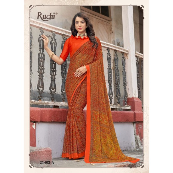 RUCHI SAREES Star Chiffon 95 