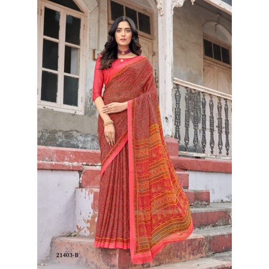 RUCHI SAREES Star Chiffon 95 