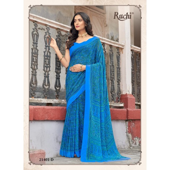 RUCHI SAREES Star Chiffon 95 