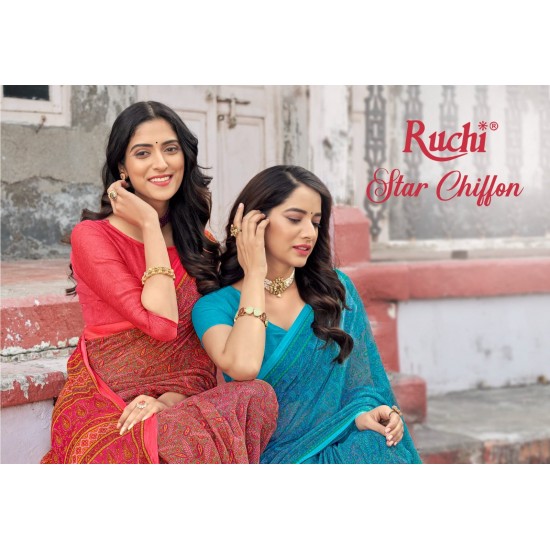 RUCHI SAREES Star Chiffon 95 