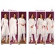 Isavasyam kurti White Handwok