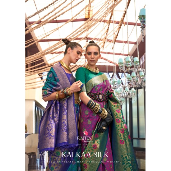 RAJTEX SAREES KALKAA SILK