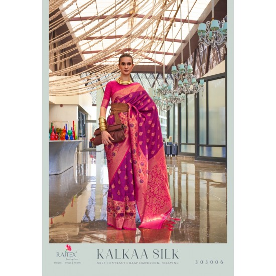 RAJTEX SAREES KALKAA SILK