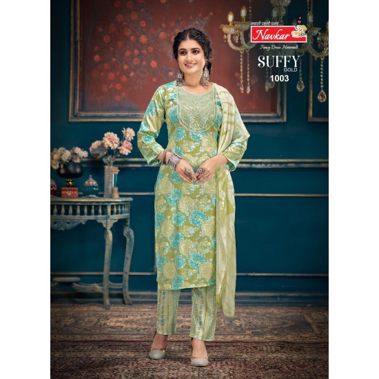 NAVKAR KURTI SUFFY GOLD VOL 1