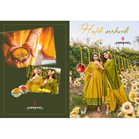 Rangoon kurti HALDI MEHNDI