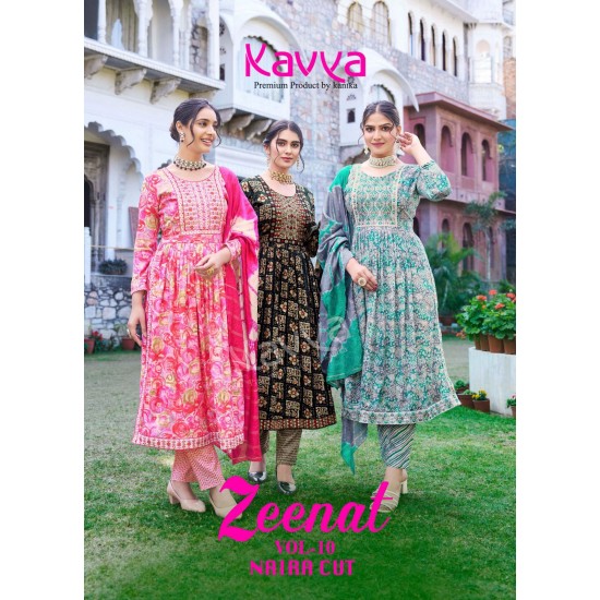 KAVYA KURTI ZEENAT VOL 10