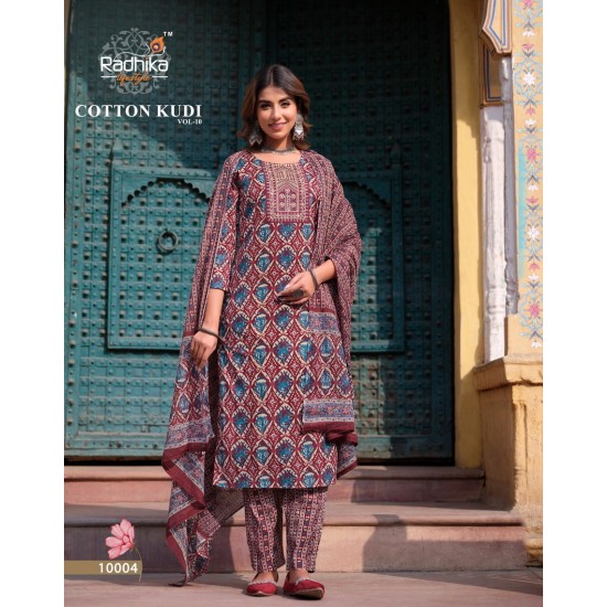 RADHIKA lifestyle COTTON KUDY VOL 10