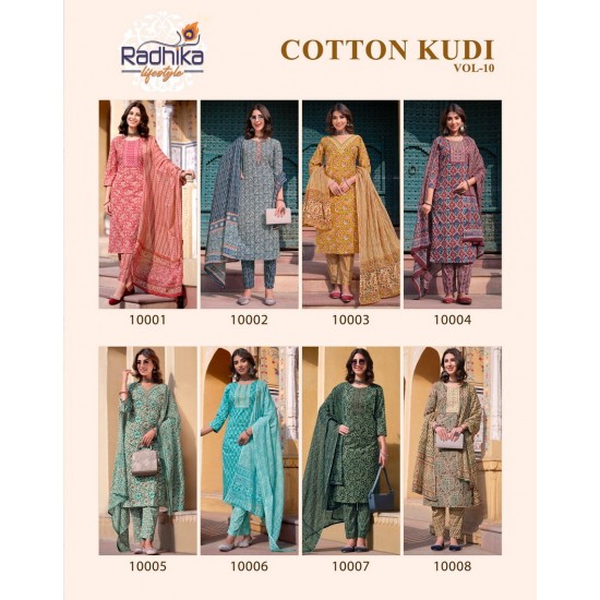 RADHIKA lifestyle COTTON KUDY VOL 10