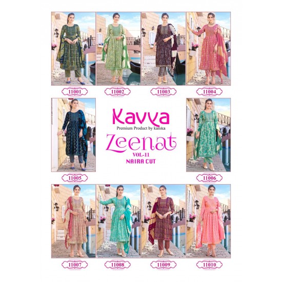 KAVYA KURTI ZEENAT VOL 11