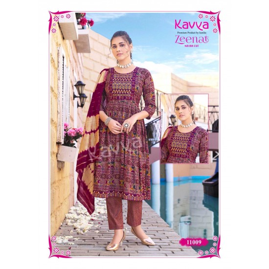 KAVYA KURTI ZEENAT VOL 11