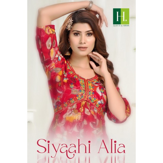 HIRWA KURTI SIYAAHI ALIA