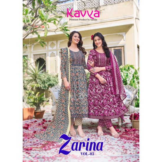 KAVYA KURTI ZARINA VOL 3 