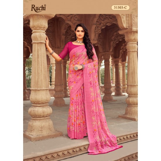 RUCHI SAREES Star Chiffon 152