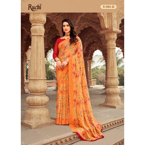 RUCHI SAREES Star Chiffon 152