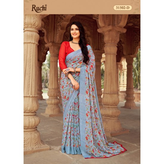 RUCHI SAREES Star Chiffon 152